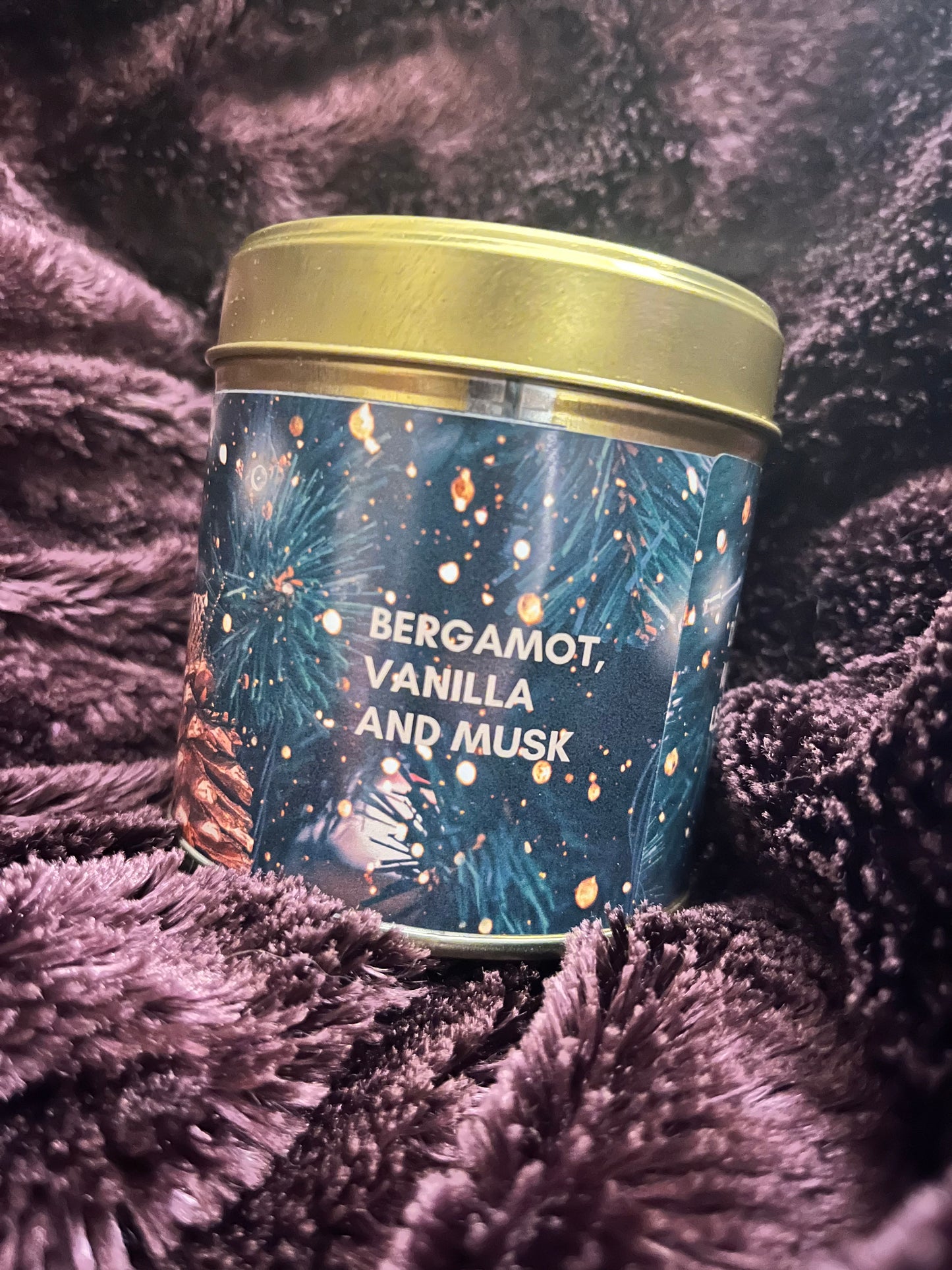 Christmas Candle — Twinkle Lights and Christmas Nights