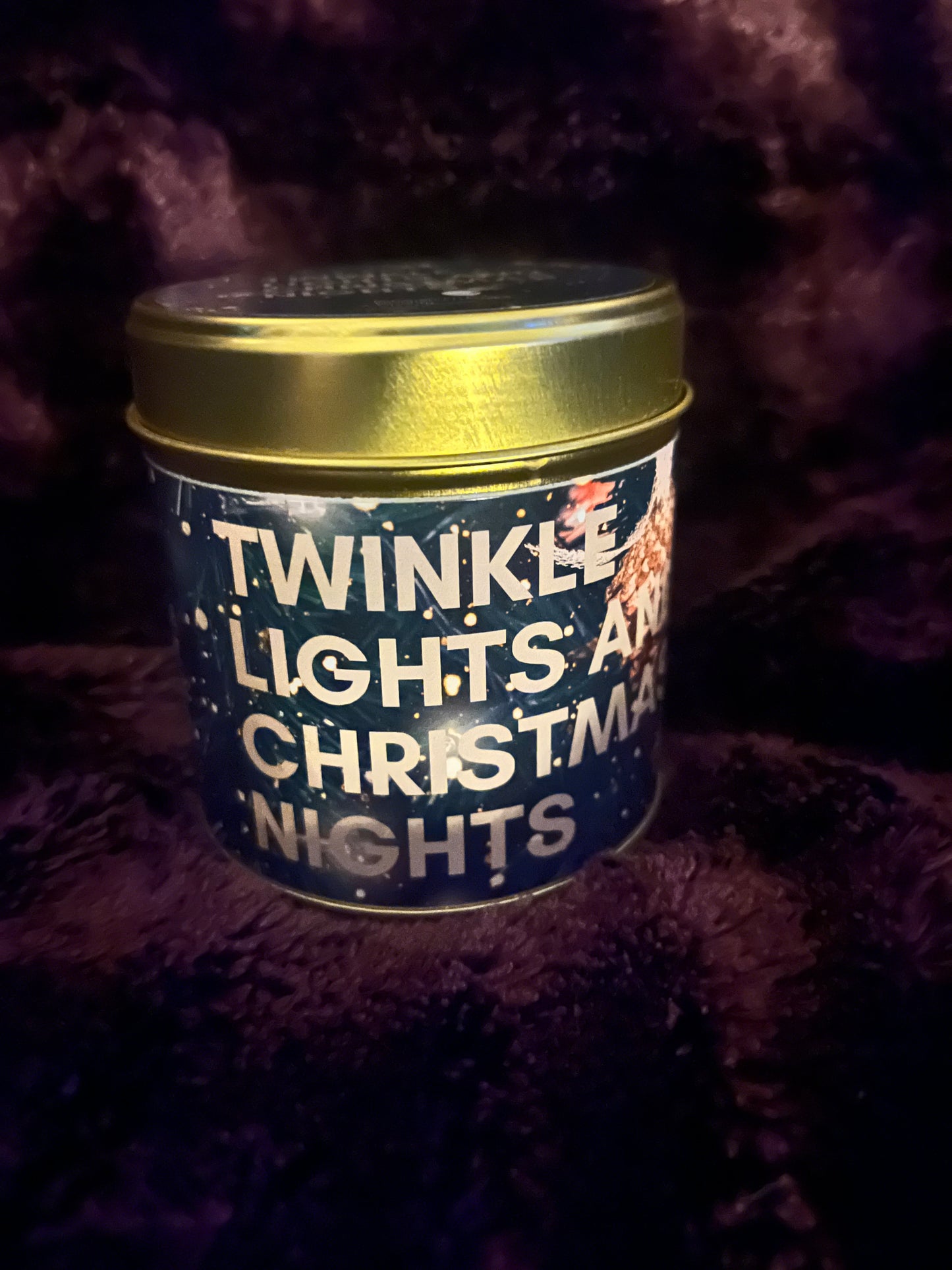 Christmas Candle — Twinkle Lights and Christmas Nights
