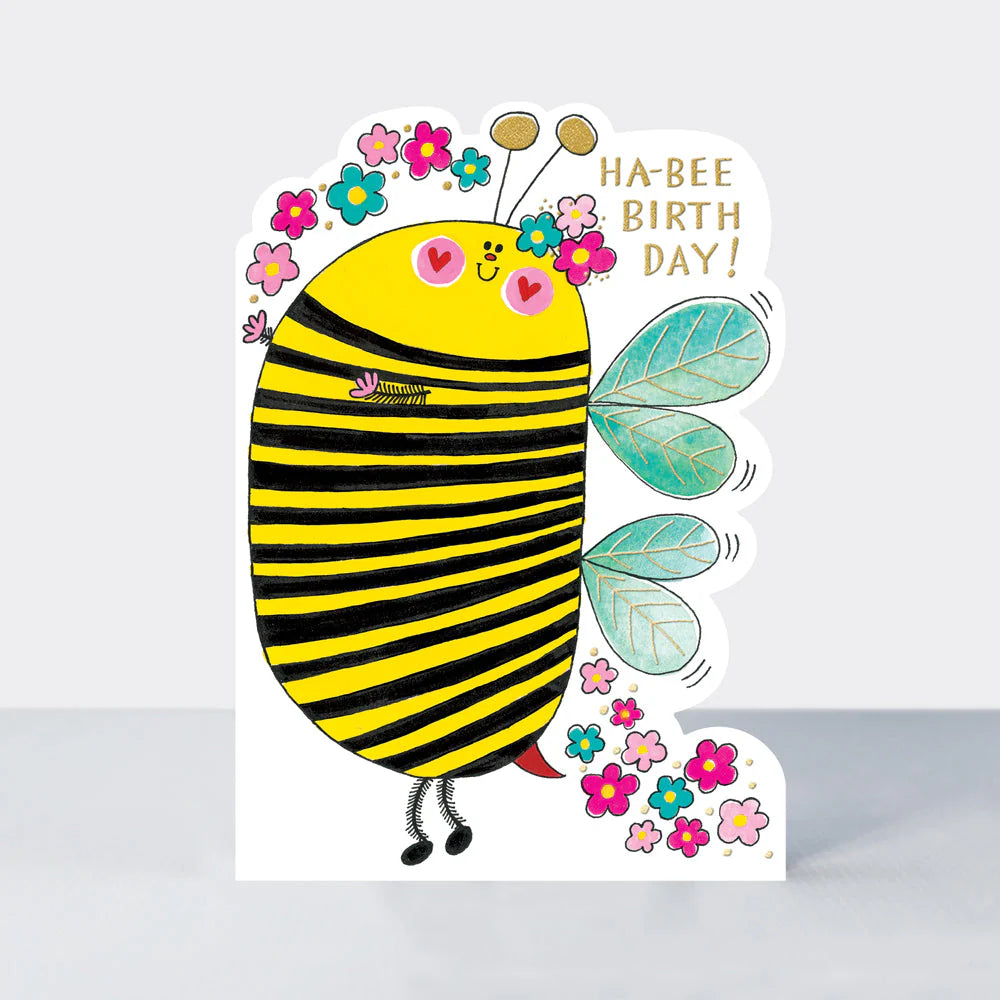 Ha-bee Birthday/Bee Birthday Card