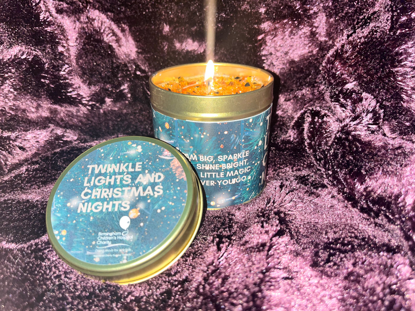 Christmas Candle — Twinkle Lights and Christmas Nights