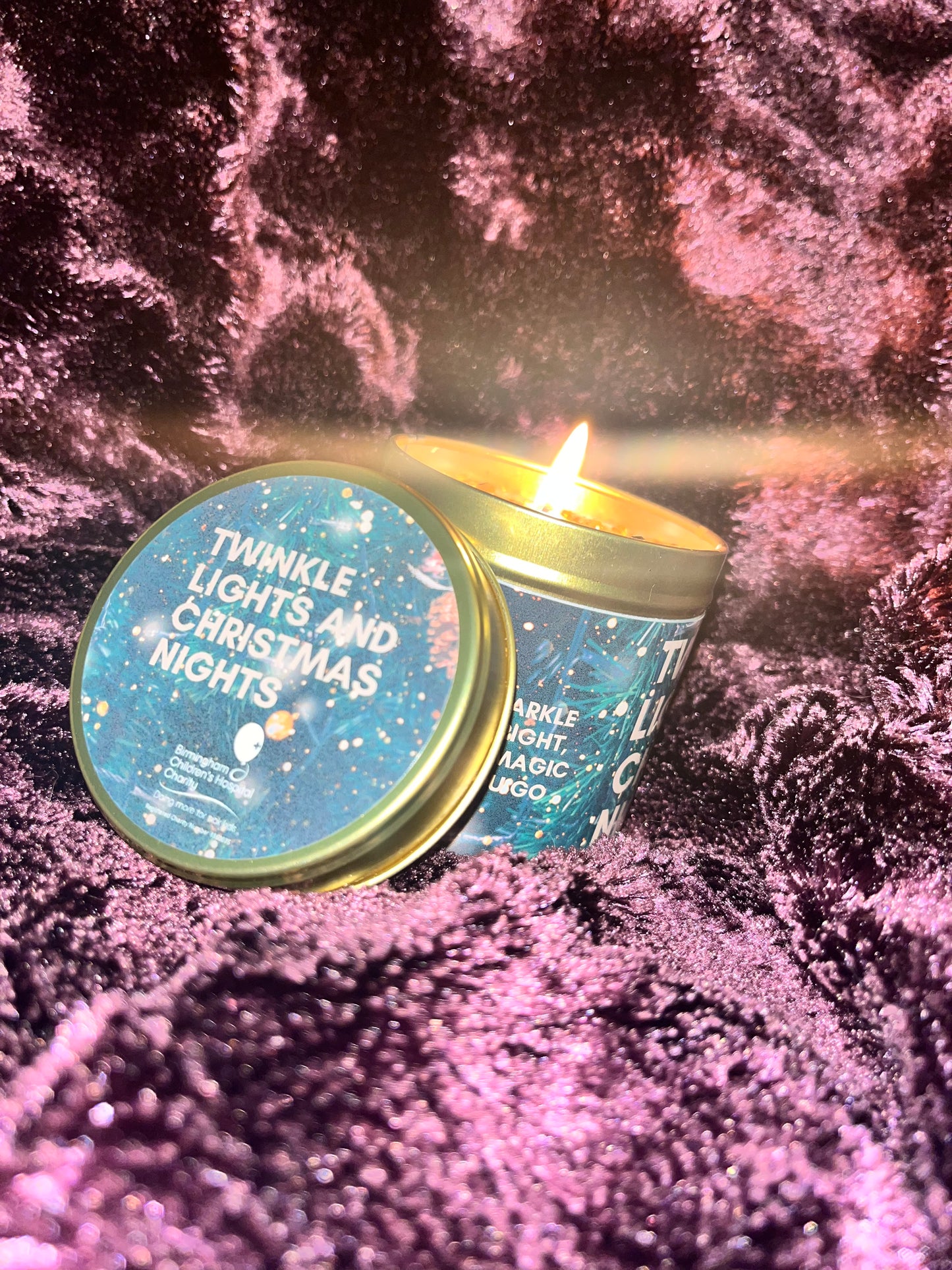 Christmas Candle — Twinkle Lights and Christmas Nights