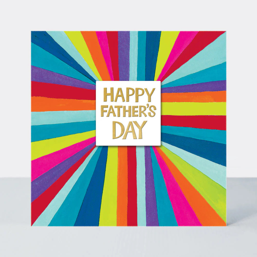 Happy Father's Day Colourful Father's Day Card