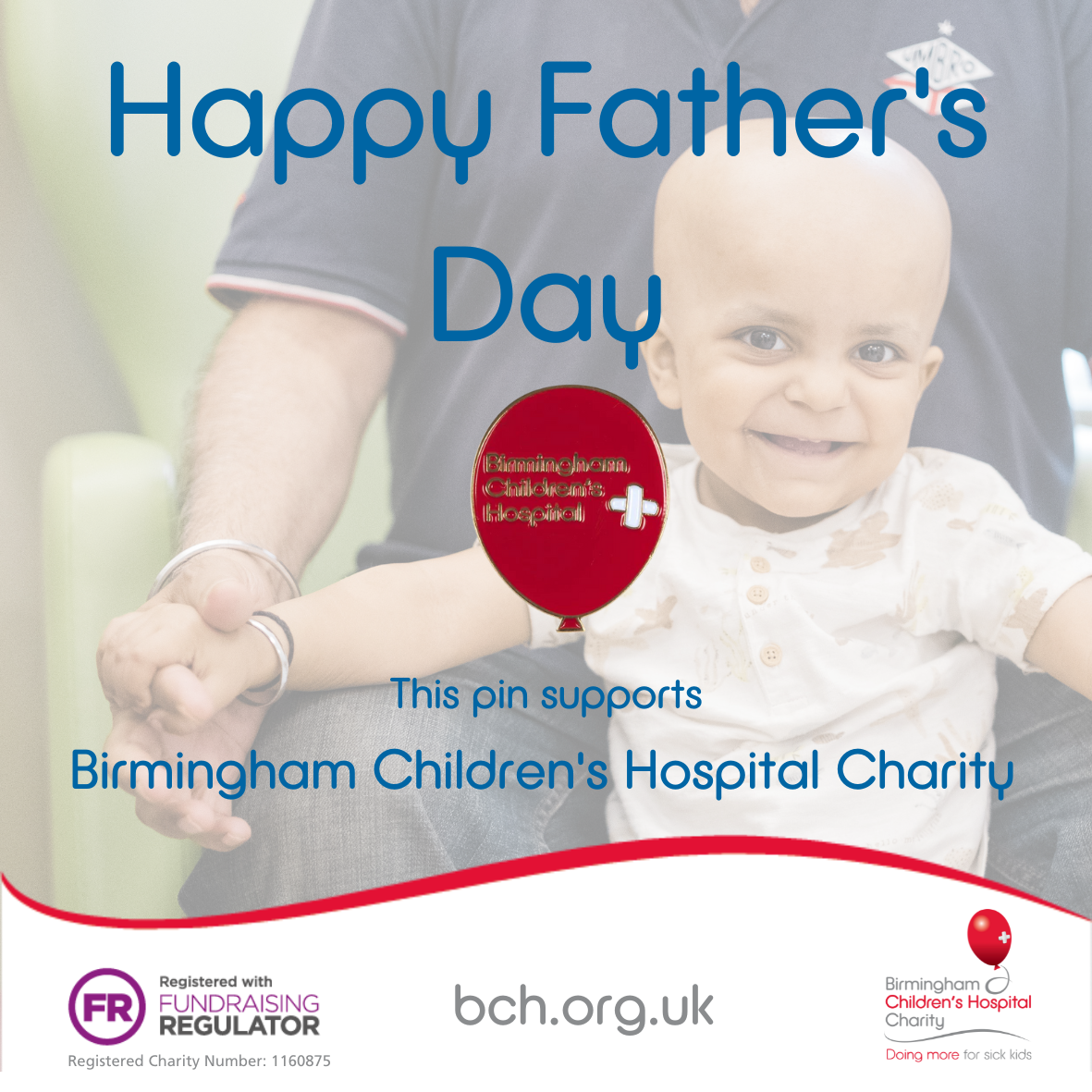 Happy Father's Day Pin Badge