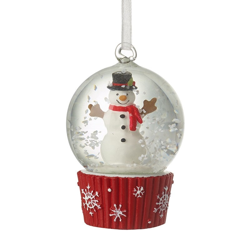 Hanging Snowman Snowglobe Dec