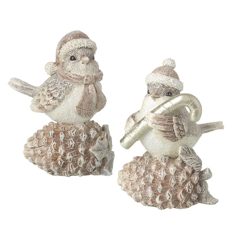 Christmas Birds on Pine Cones*
