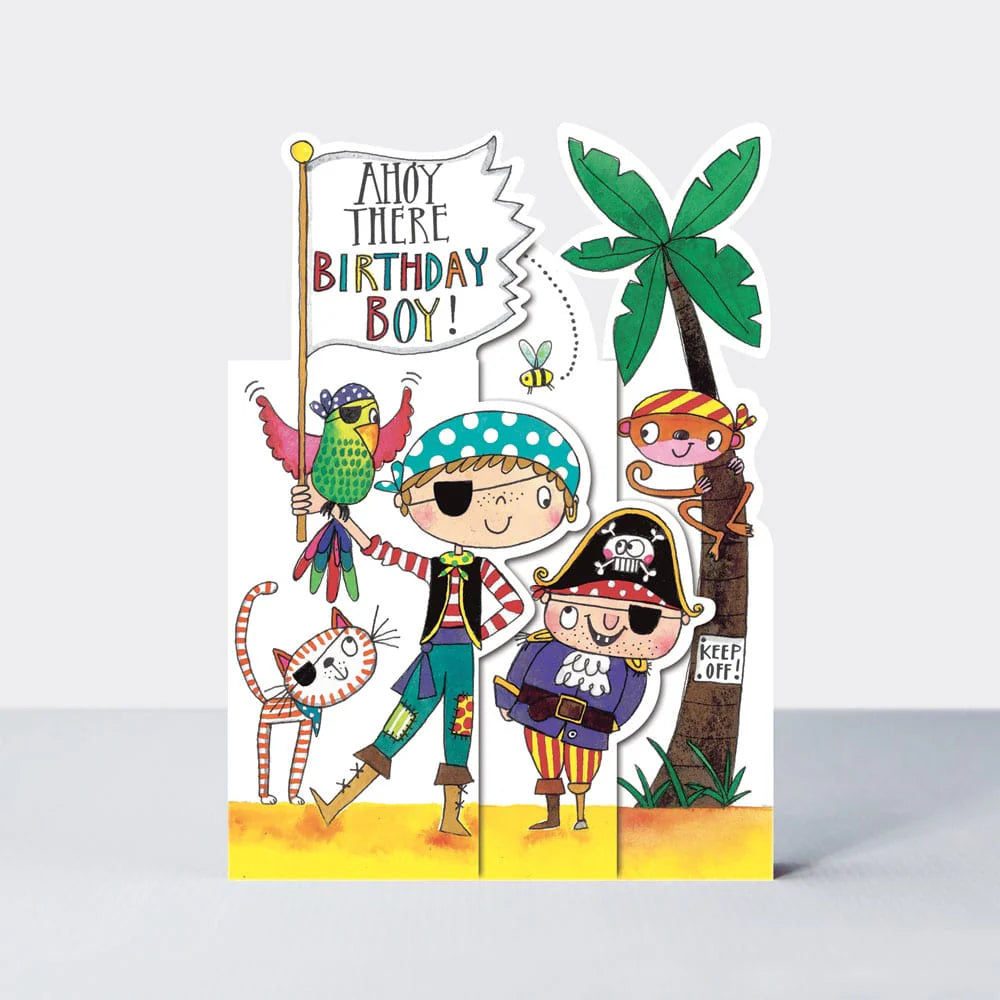 Birthday Boy Pirates Birthday Card