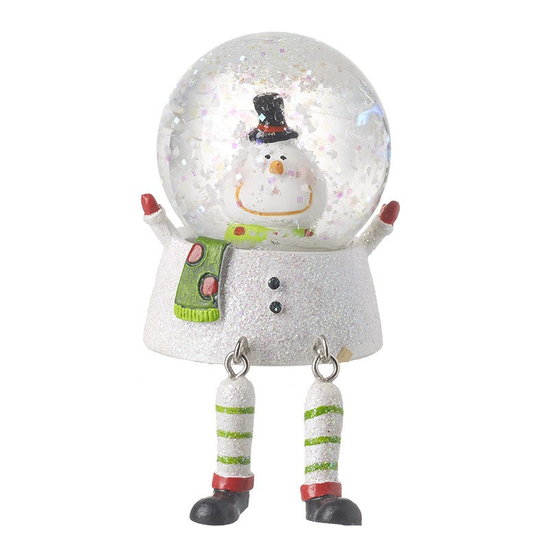 Sitting Snowman Head Snowglobe*