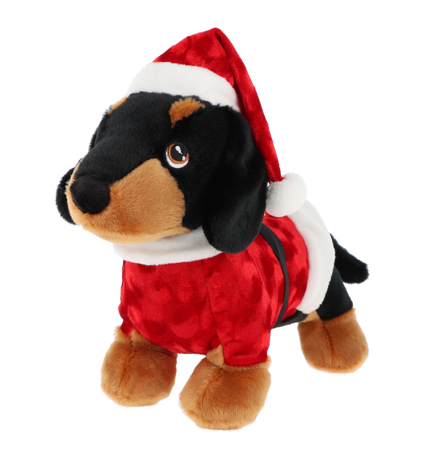 25cm Keeleco Dachshund in Christmas Outfit