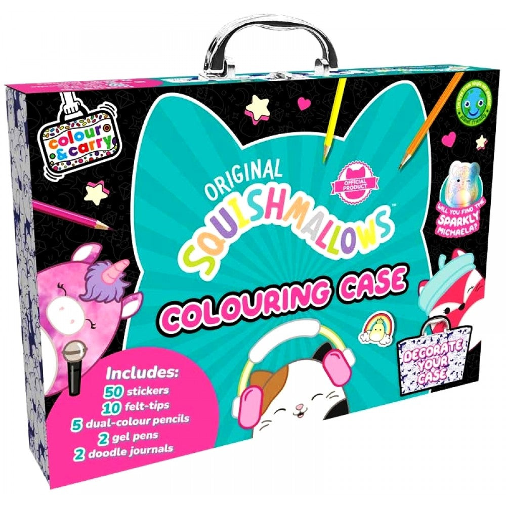 Squishmallows Colouring Case Activity Set