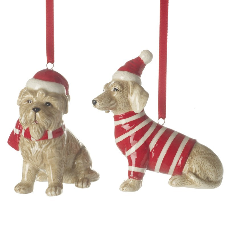Ceramic Hanging Dog*