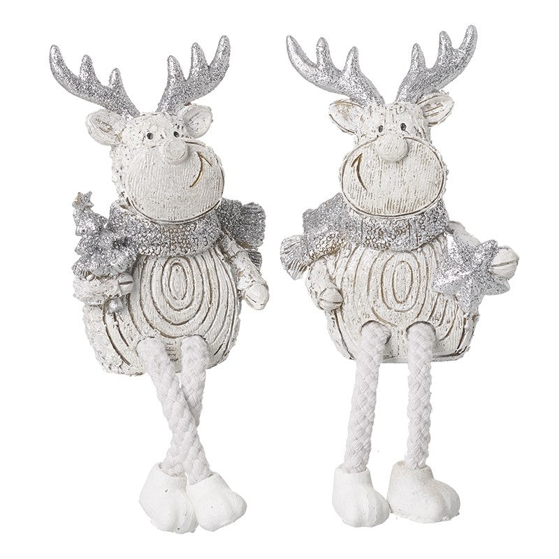 Sitting Reindeers with Rope Legs