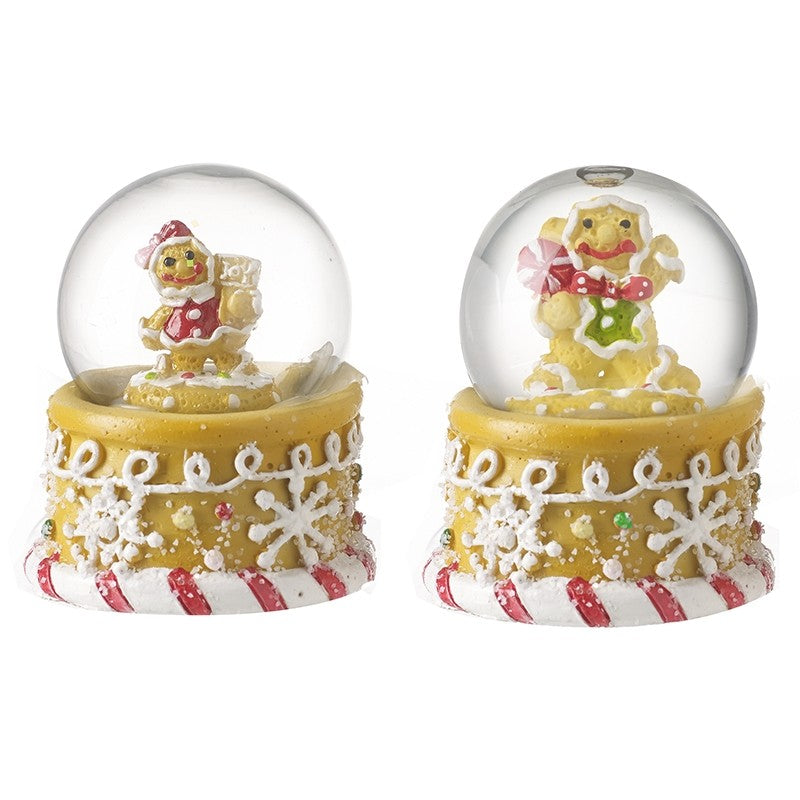 Boy or Girl Gingerbread Snowglobes