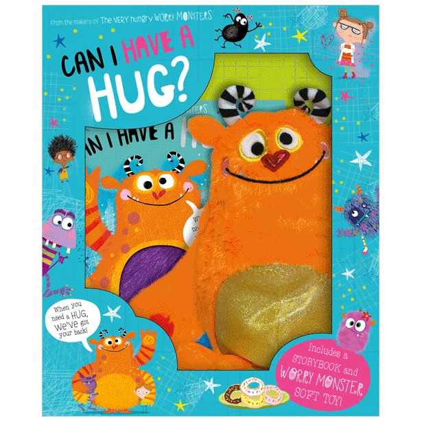 The Very Hungry Worry Monster Can I Have a Hug? BOX