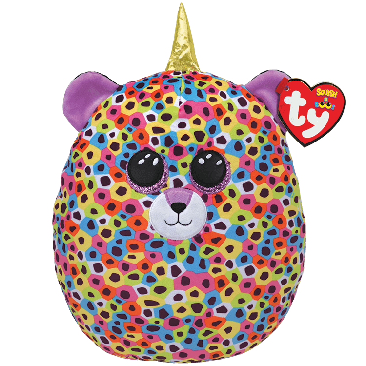 10" Giselle Leopard Squish-a-boo