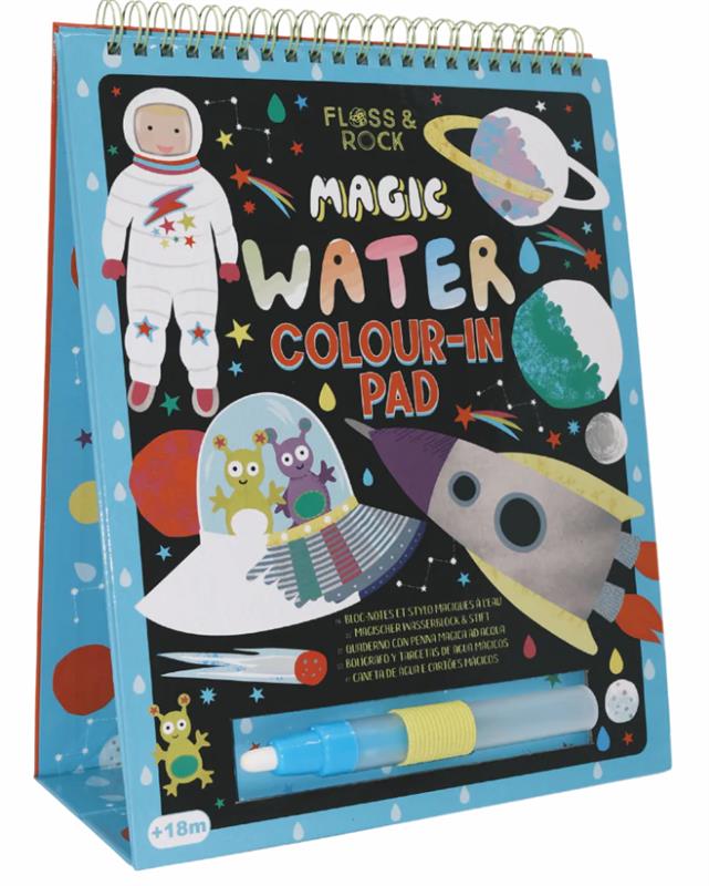 Magic Colour Changing Watercard Easel and Pen - Space