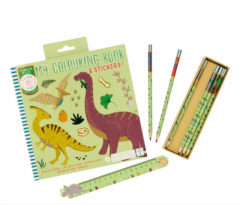 Scribble Sniffs My Colouring Book - Dinosaur
