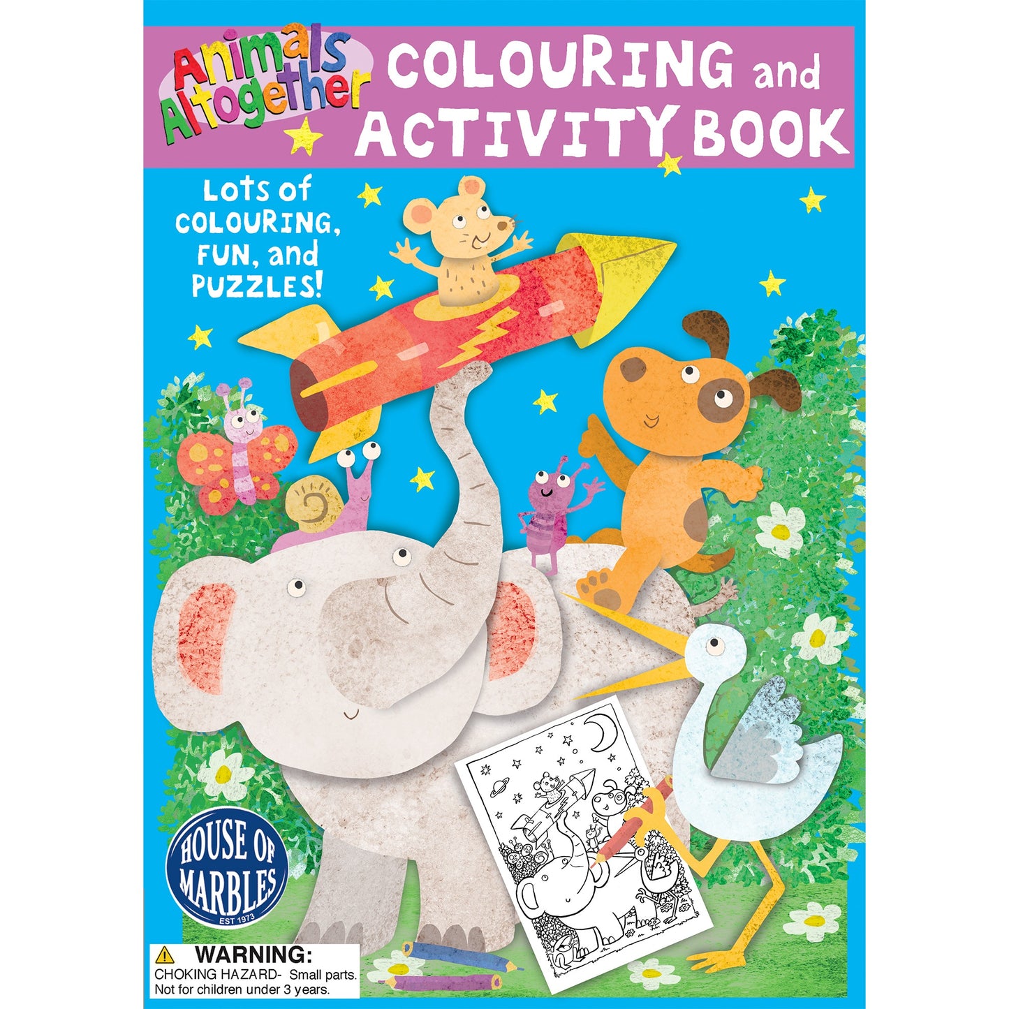 Animals Altogether Colouring Book