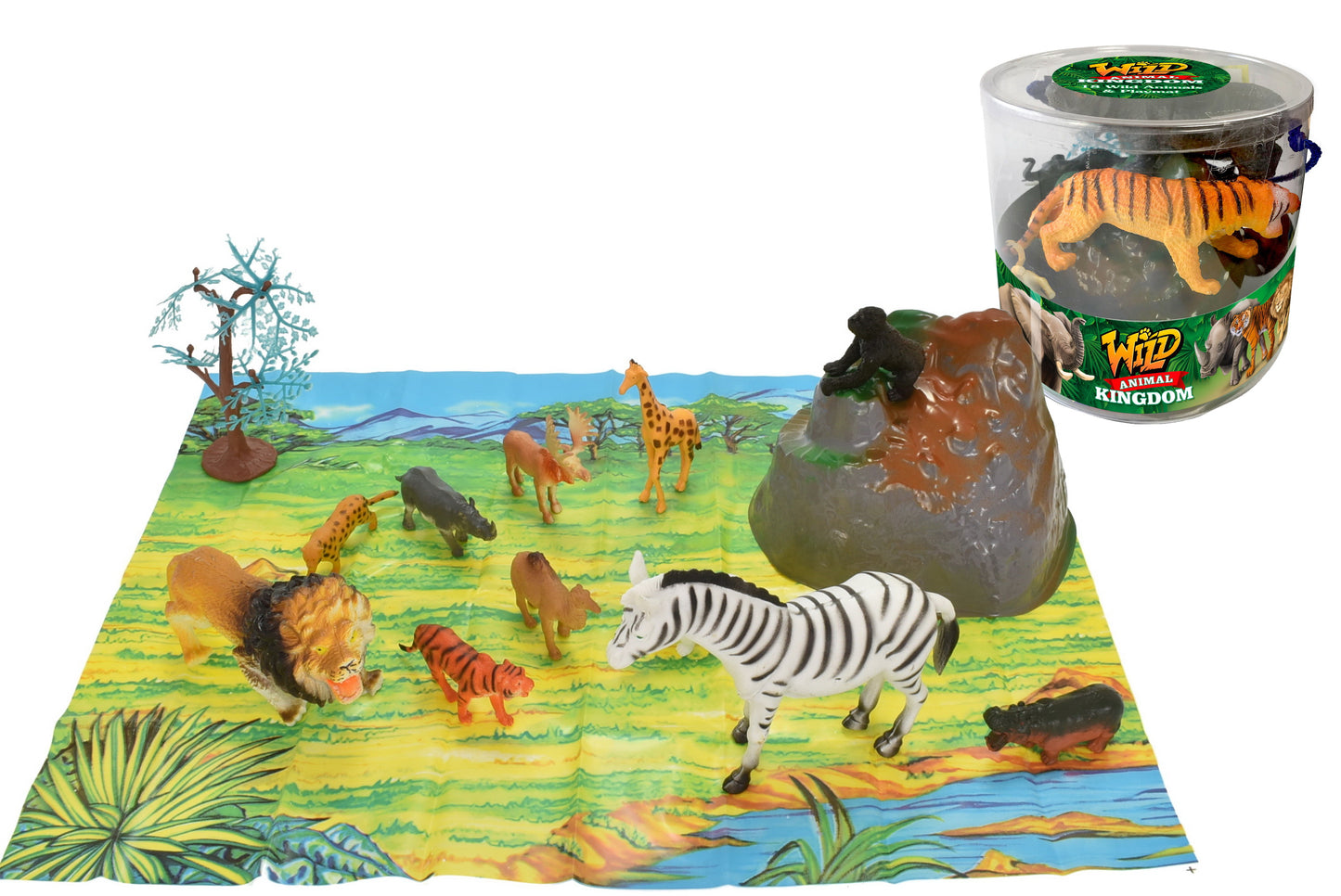 Wild Animals In Tub