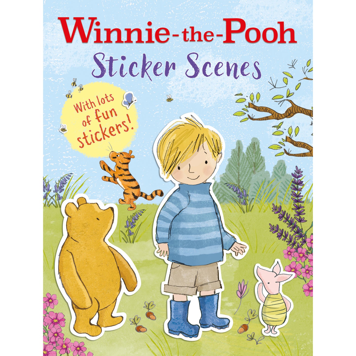 Winnie the Pooh Sticker Scene