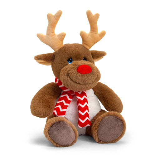 20cm Keeleco Reindeer with Scarf