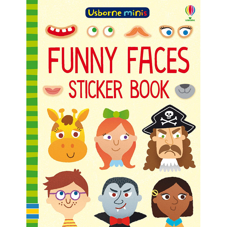 Mini Funny Faces Sticker Book