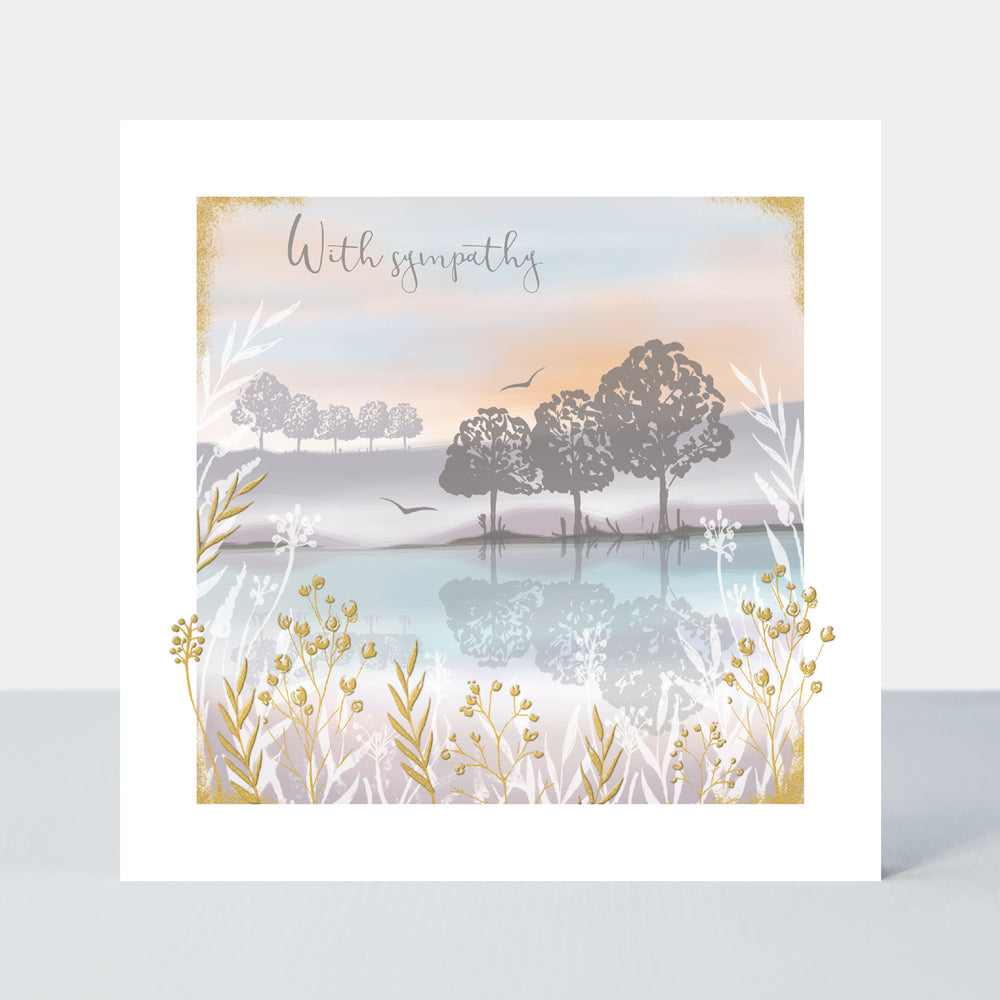 Lake & Trees Sympathy Card