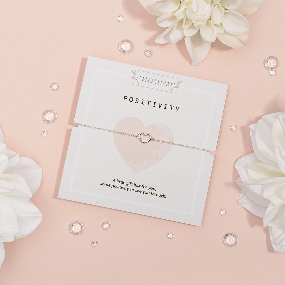 Positivity Heart Bracelet