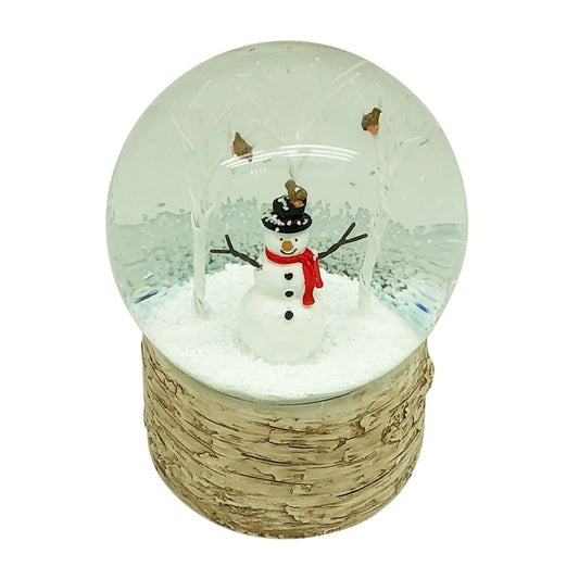 Snowman and Trees Snowglobe