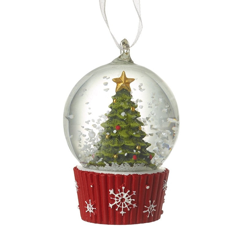 Hanging Christmas Tree Snowglobe Bauble SOLD OUT