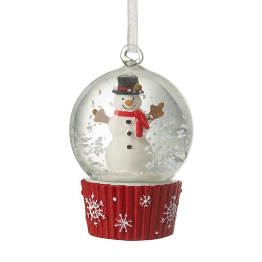 Hanging Snowman Snowglobe Dec*