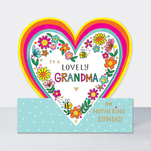 Lovely Grandma Heart Mother's Day Card