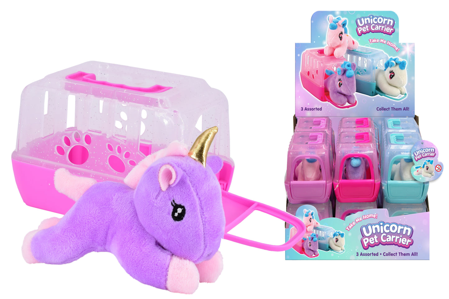 Plush Unicorn In Carry Case