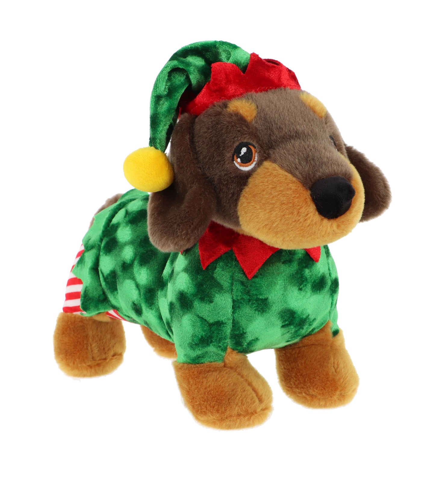 25cm Keeleco Dachshund in Christmas Outfit