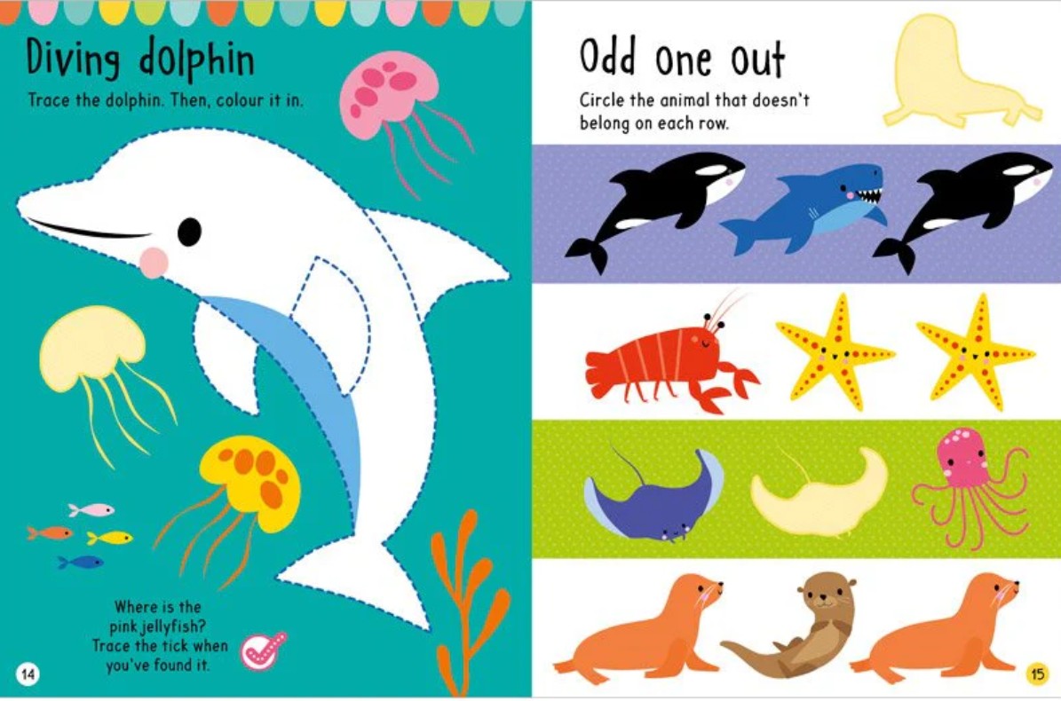 Big Stickers For Little Hands - Ocean Creatures