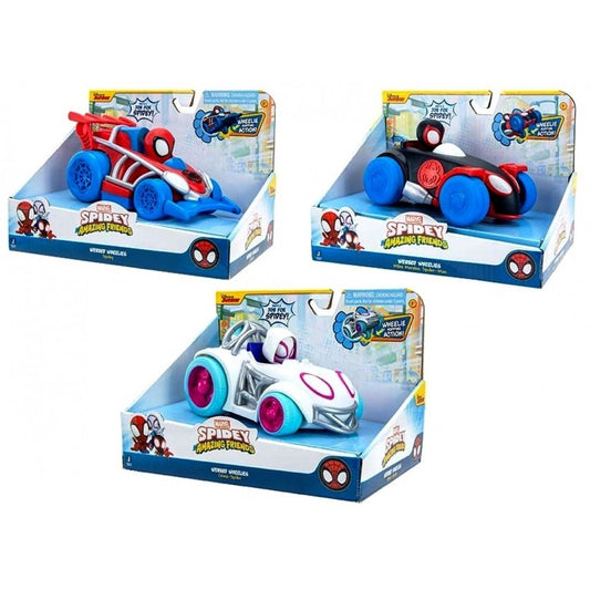 Spidey & His Amazing Friends Webbed Wheelies Pull Back Vehicles