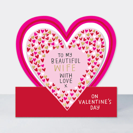 Beautiful Wife - Valentine's Day Card
