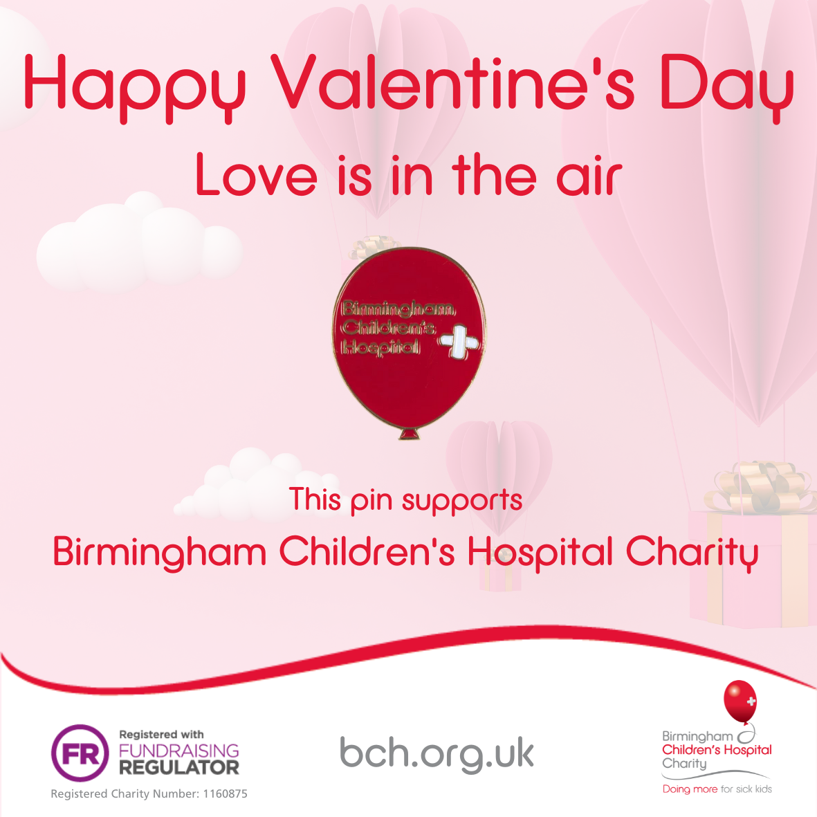 Birmingham Women's Hospital Purple Heart Pin Badge