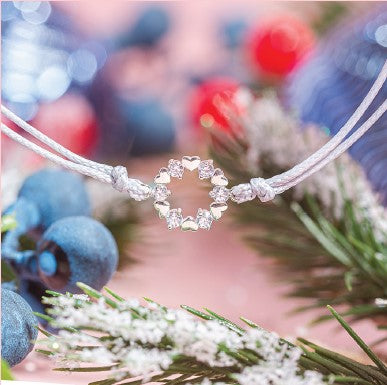 Merry Christmas Fabulous Friend Bracelet– Pink Edition