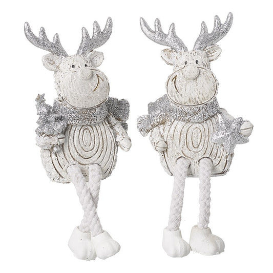 Sitting Reindeers with Rope Legs