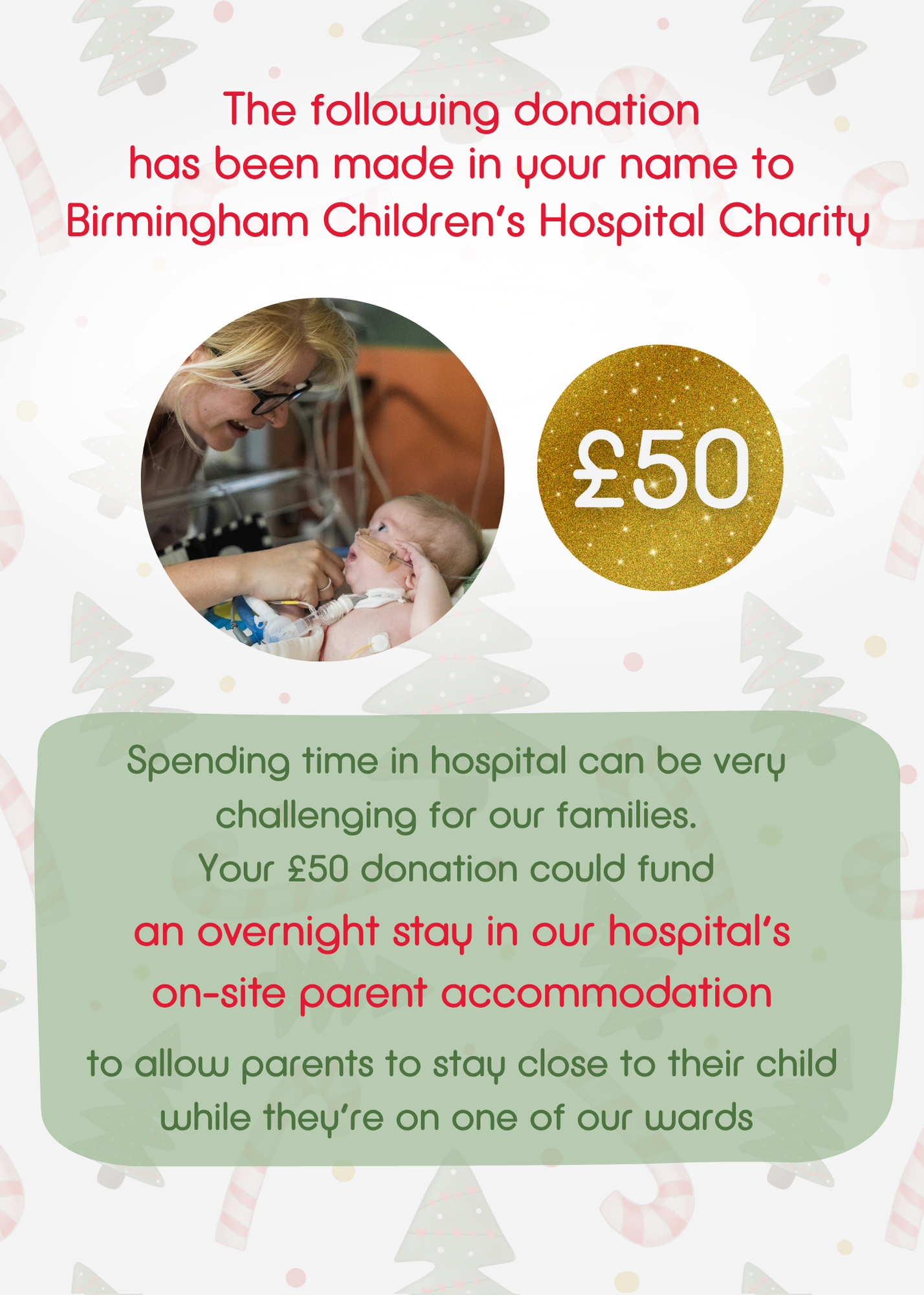 Overnight Stay in our Hospital's On-site Parent Accommodation