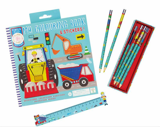 Scribble Sniffs My Colouring Book - Construction