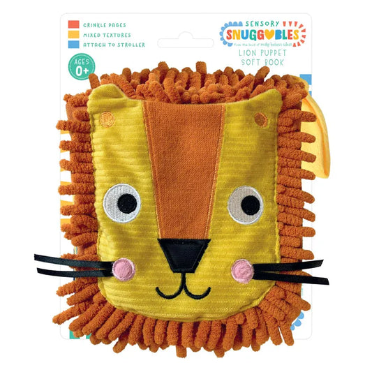 Zoo Crew Hand-Puppet Cloth Book Lion