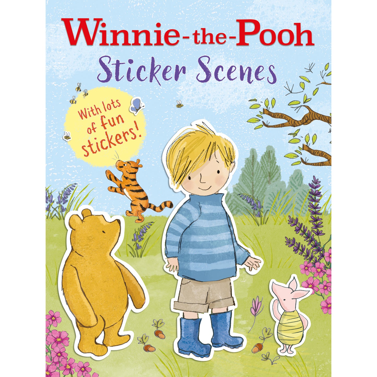 Winnie the Pooh Sticker Scene