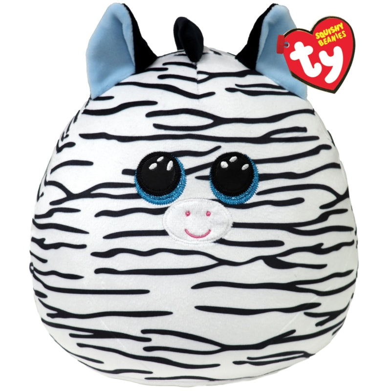 10" Xander Zebra Squishy Beanie