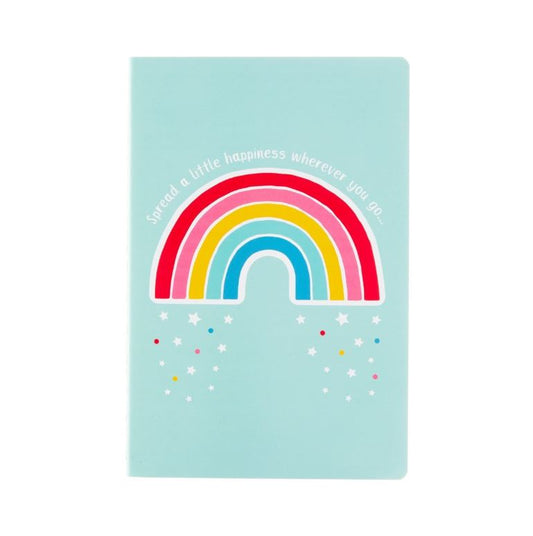 Chasing Rainbows Spread Happiness A5 Notebook