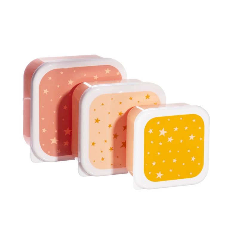 Little Stars Lunch Boxes - Set Of 3