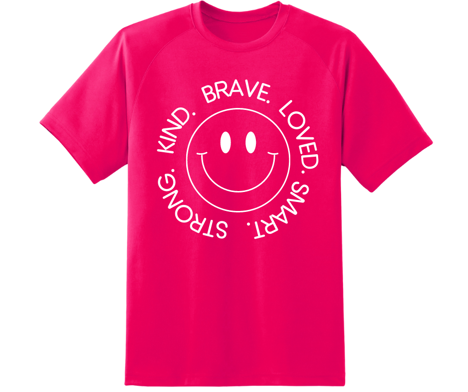 Fuchsia Kids Motivational T-Shirt