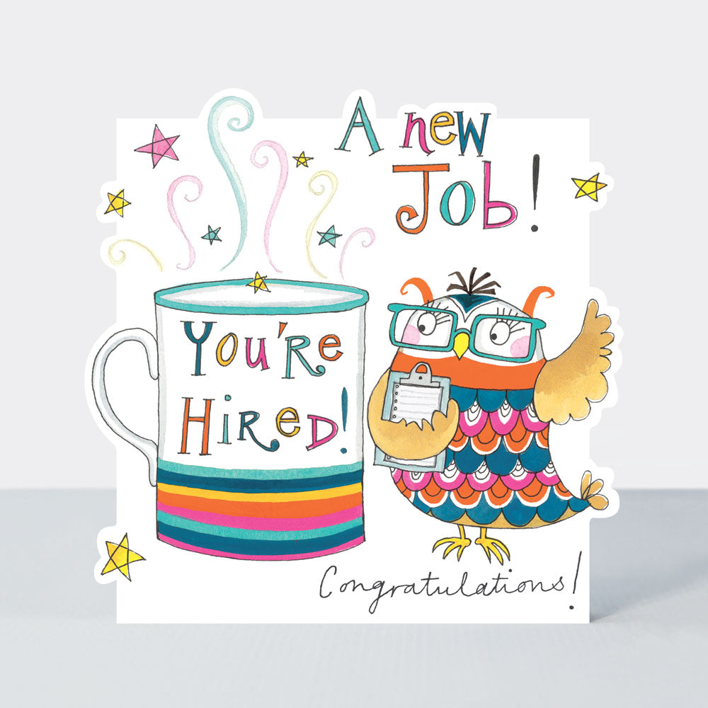 New Job 'You're Hired' Owl