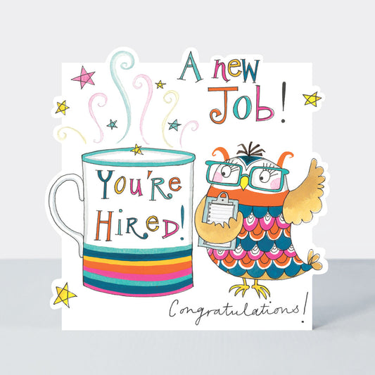 New Job 'You're Hired' Owl