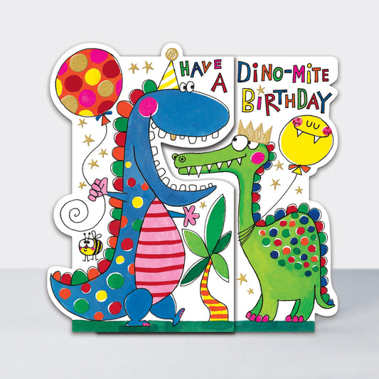 Dinosaur Dino-mite Birthday Card